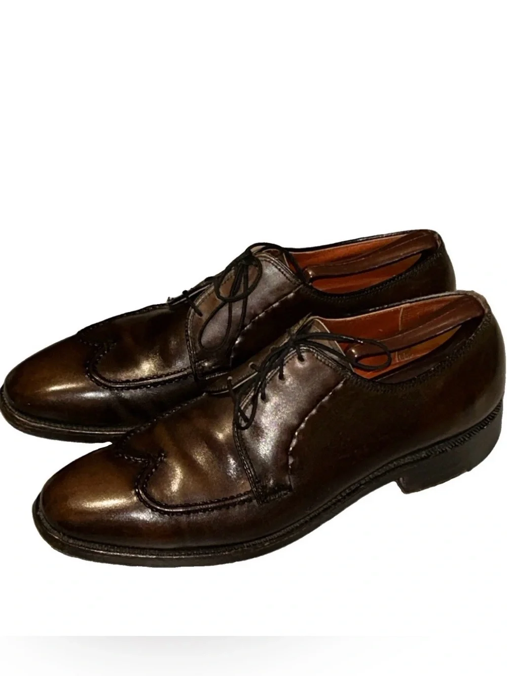 Nunn Bush ankle fashioned custom grade Men's Brown Leather Dress Shoes 10.5